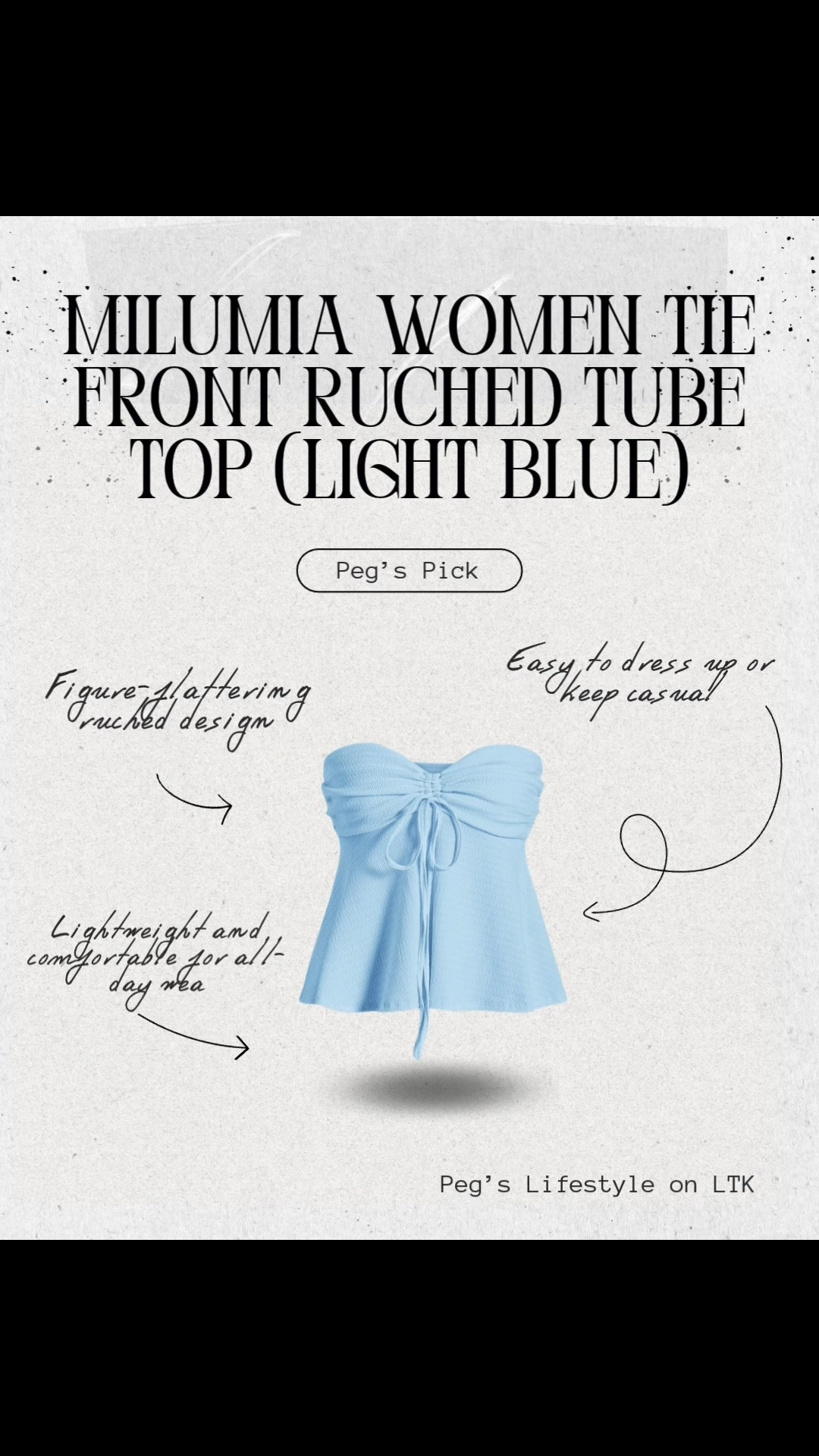 Loving this light blue tube top for an easy, feminine summer outfit. 💙 It's comfortable, flattering, and perfect for everything from brunch to vacation days. One of those pieces you'll keep reaching for! ✨

#LTKootd #LTKBeauty