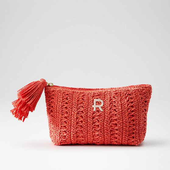 Soleil Raffia Tassel Pouch | Mark and Graham