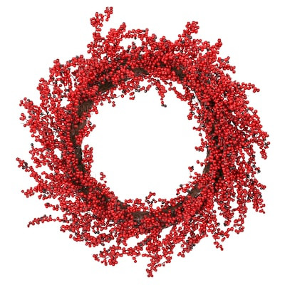Holiday Living 30-in Indoor Red Berry Artificial Christmas Wreath | Lowe's