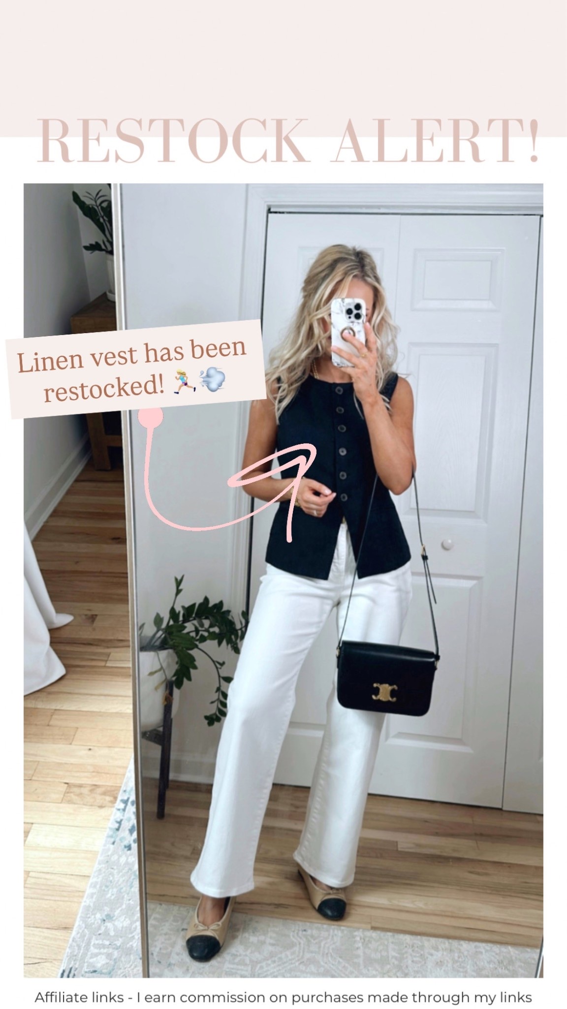 Affiliate links - I earn commission on purchases made through my links | 100% linen vest
Summer style 