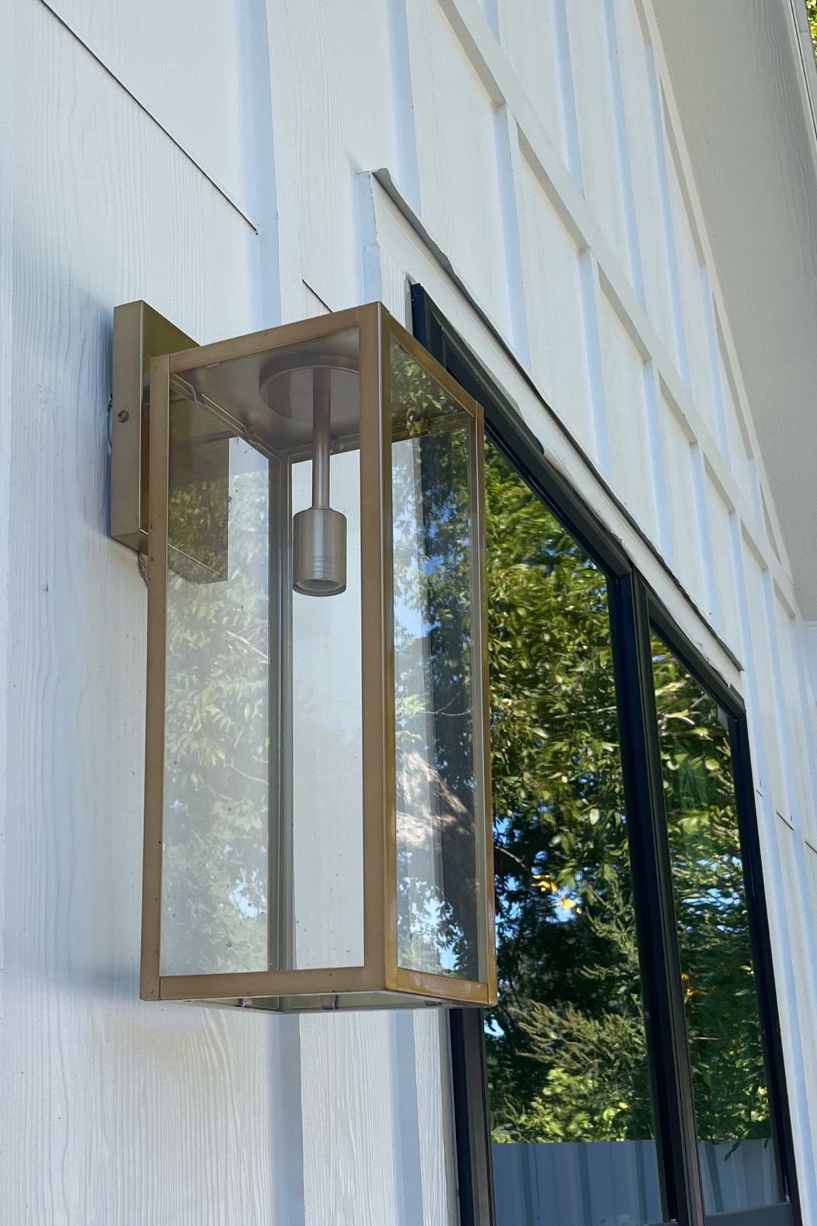 My exterior front gold/brass sconces!!! They’re so big and badass.. Linked the bulbs to go with them as well 

#LTKhome #LTKfamily #LTKHalloween