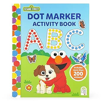 Dot Marker Activity Coloring Book Featuring Sesame Street and Friends for Toddler and Kids: Over ... | Amazon (US)