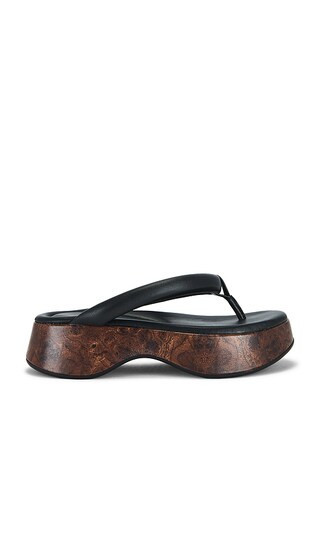 GIA BORGHINI Hazel Sandal in Black. - size 39 | Revolve Clothing (Global)