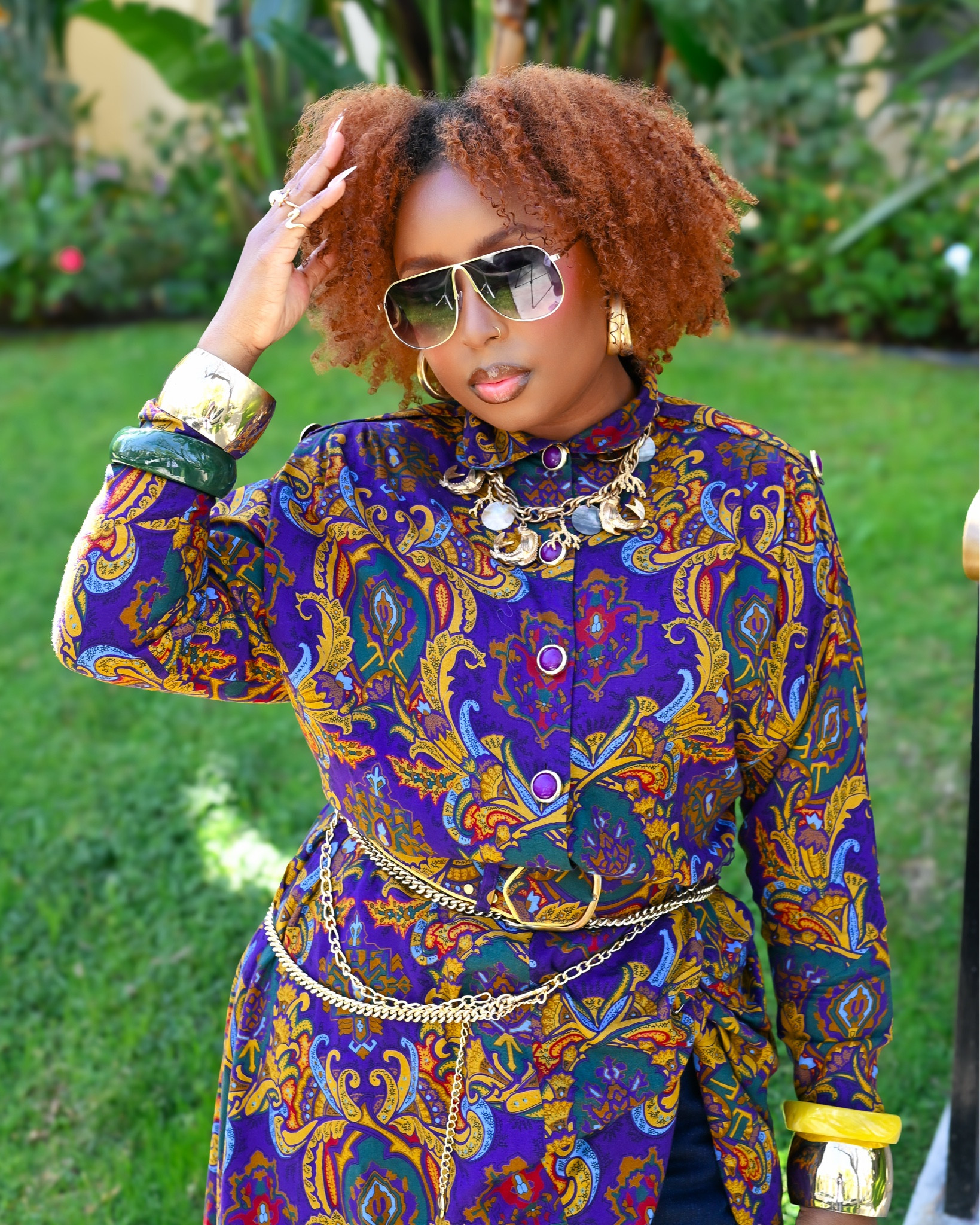 Street Regalia!🥰🤏🏾💜 #StyledByYB

Thrifted this dress about 8yrs ago! I’ve worn it maybe 3 different ways so far but this one might just be my favorite!

Sunnies are fashion nova🤏🏾

#LTKPetite #LTKootd #LTKgrwm