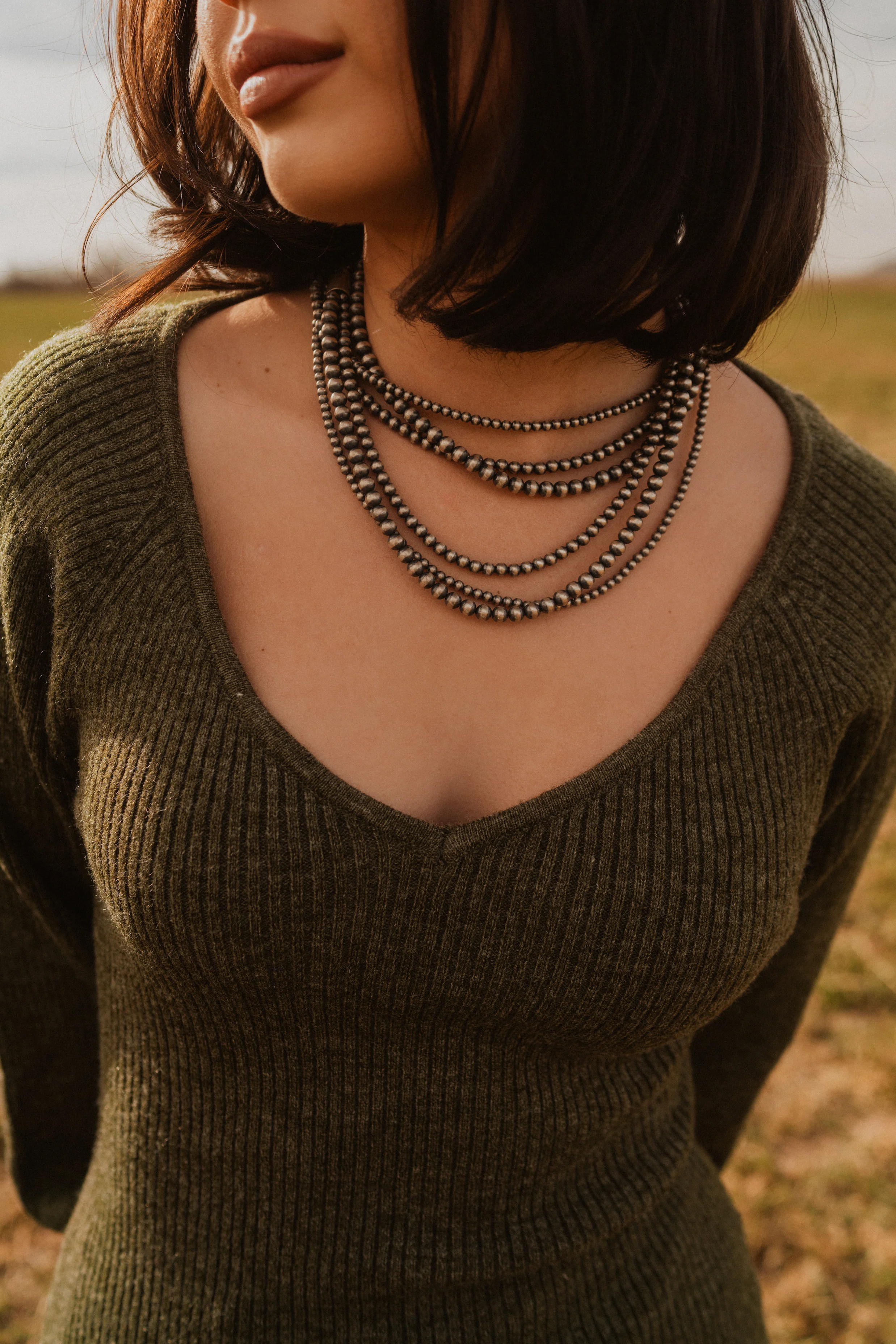 Maxine Necklace | 36 inch | Goldie Lew Jewelry