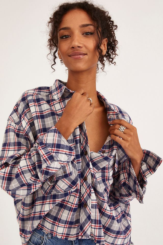 BDG Rayne Flannel Plaid Button-Down Shirt | Urban Outfitters (US and RoW)