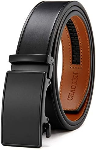 CHAOREN Mens Belt Leather Ratchet Belt - Customizable Fit, Effortless Style (35mm) | Amazon (US)