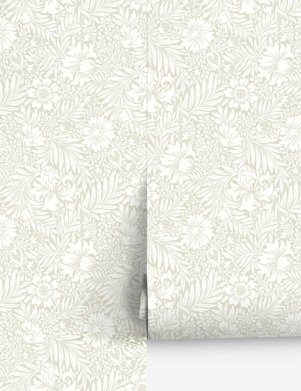 Modern Acanthus Peel + Stick Wallpaper | Lulu and Georgia 