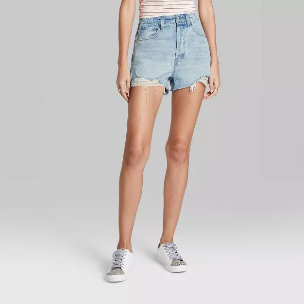 Women's Super-High Rise Cut-Off Jean Shorts - Wild Fable™ | Target