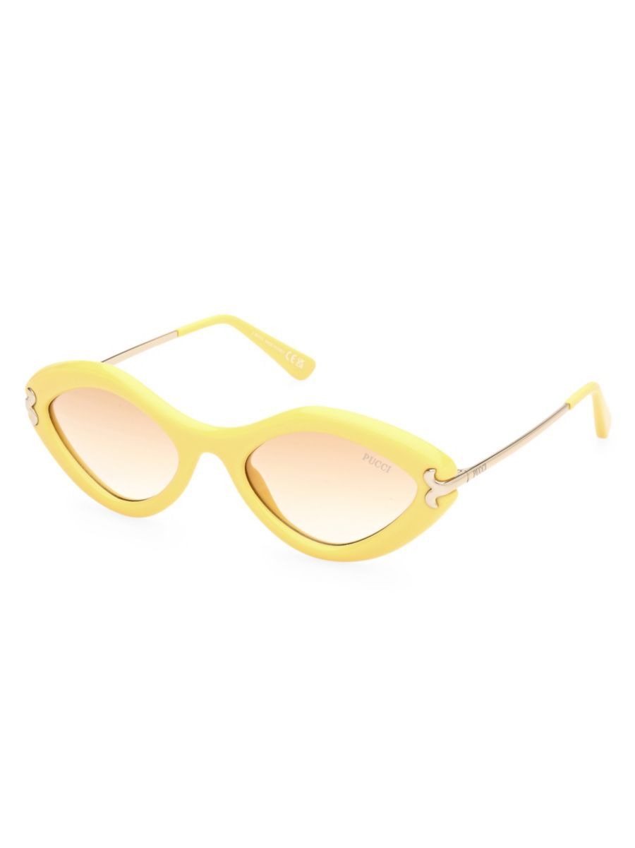 Pucci 54MM Geometric Sunglasses | Saks Fifth Avenue