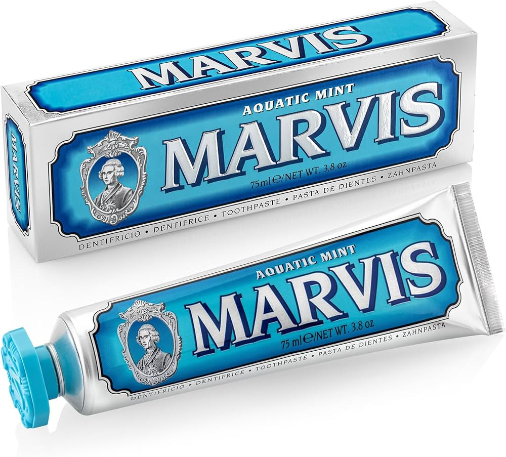 Amazon.com: Marvis Aquatic Mint Toothpaste, 3.8 oz : Beauty & Personal Care | Amazon (US)