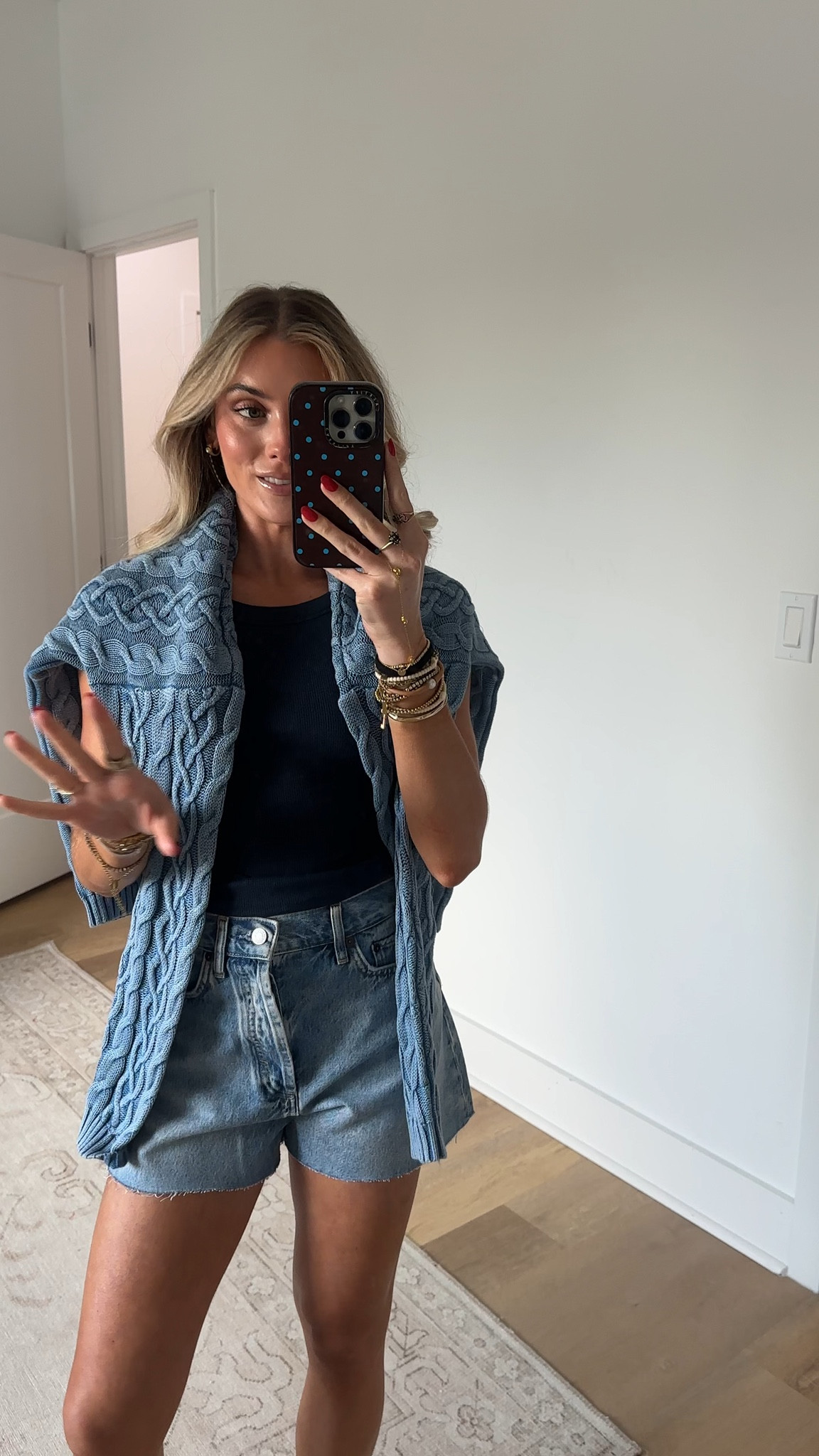 @nuuds just released their newest collection in time for summer and I’m obsessed! Nuuds is probably my current favorite brand especially for all my closet staples. I’m 5’4 wearing size xs and 24 in shorts. 

What I got: slinky ribbed tank top in navy; 3” a line vintage cut off shorts; lightweight cable sweater.

#LTKootd #LTKSeasonal #LTKdayinmylife