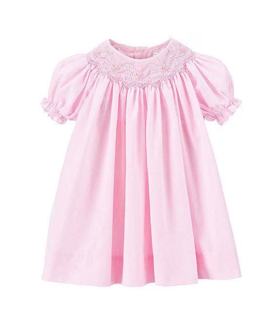 Baby Girls 12-24 Months Smocked Gingham Dress | Dillard's