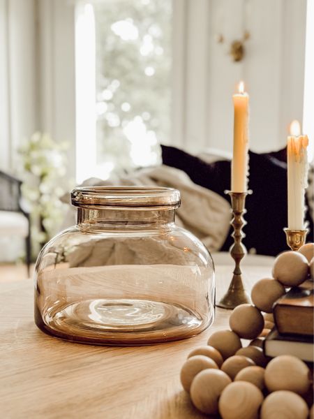 I can already tell Amber Glass Vase from the new Hearth and Hand Collection at Target is going be my new favorite vase for every Season! #targetfinds #hearthandhand #magnolia #vase #farmhousestyle #americanfarmhouse 

#LTKhome #LTKSeasonal