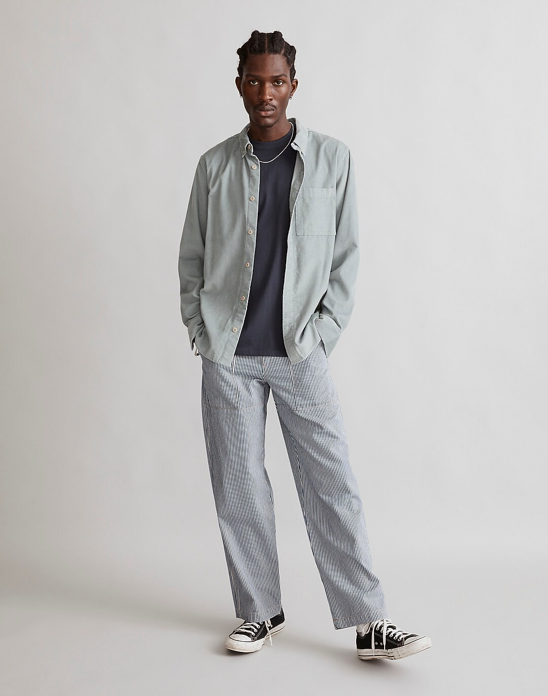 Corduroy Perfect Long-Sleeve Shirt | Madewell