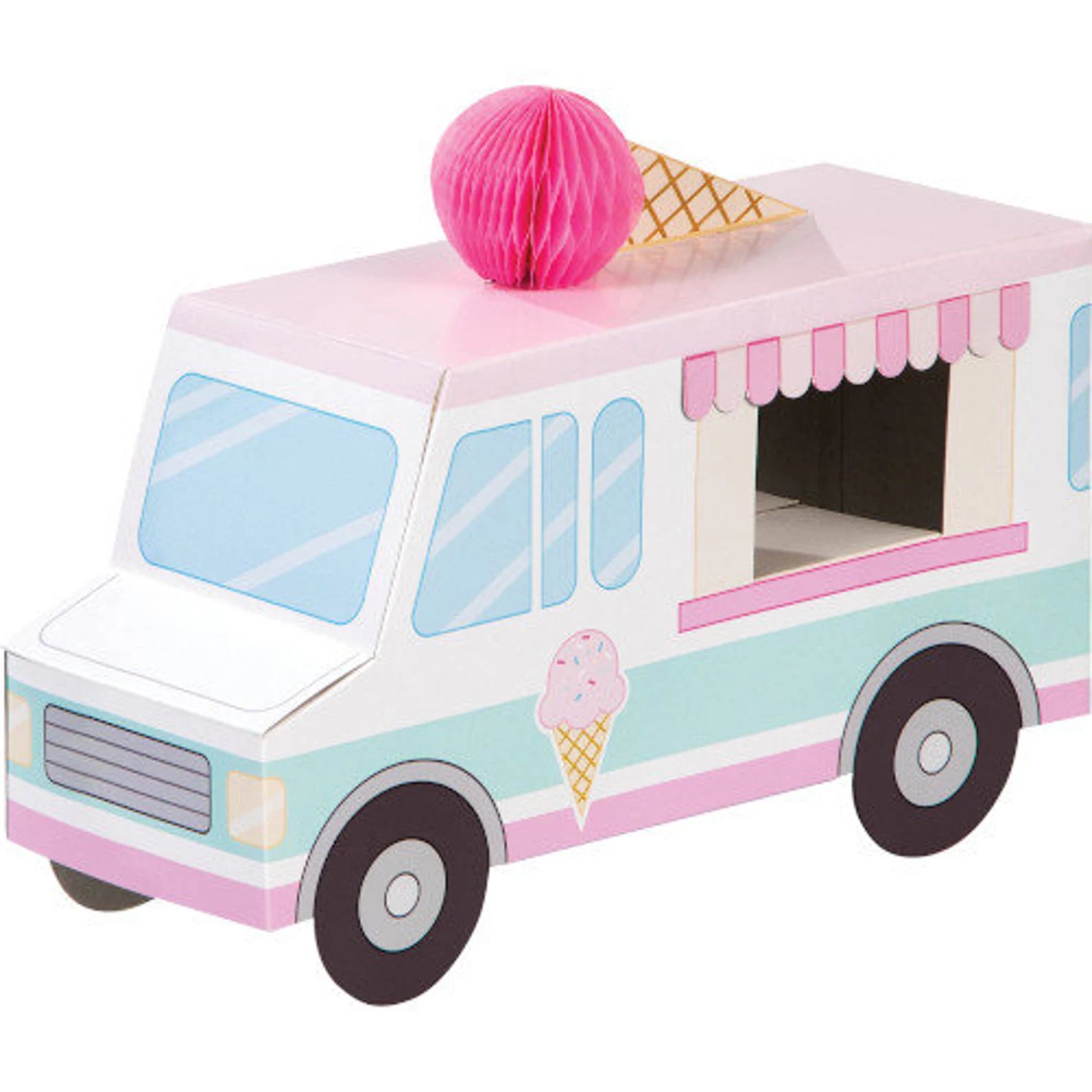 9.25 3d Ice Cream Truck Centerpiece Ice Cream Party - Etsy | Etsy (US)