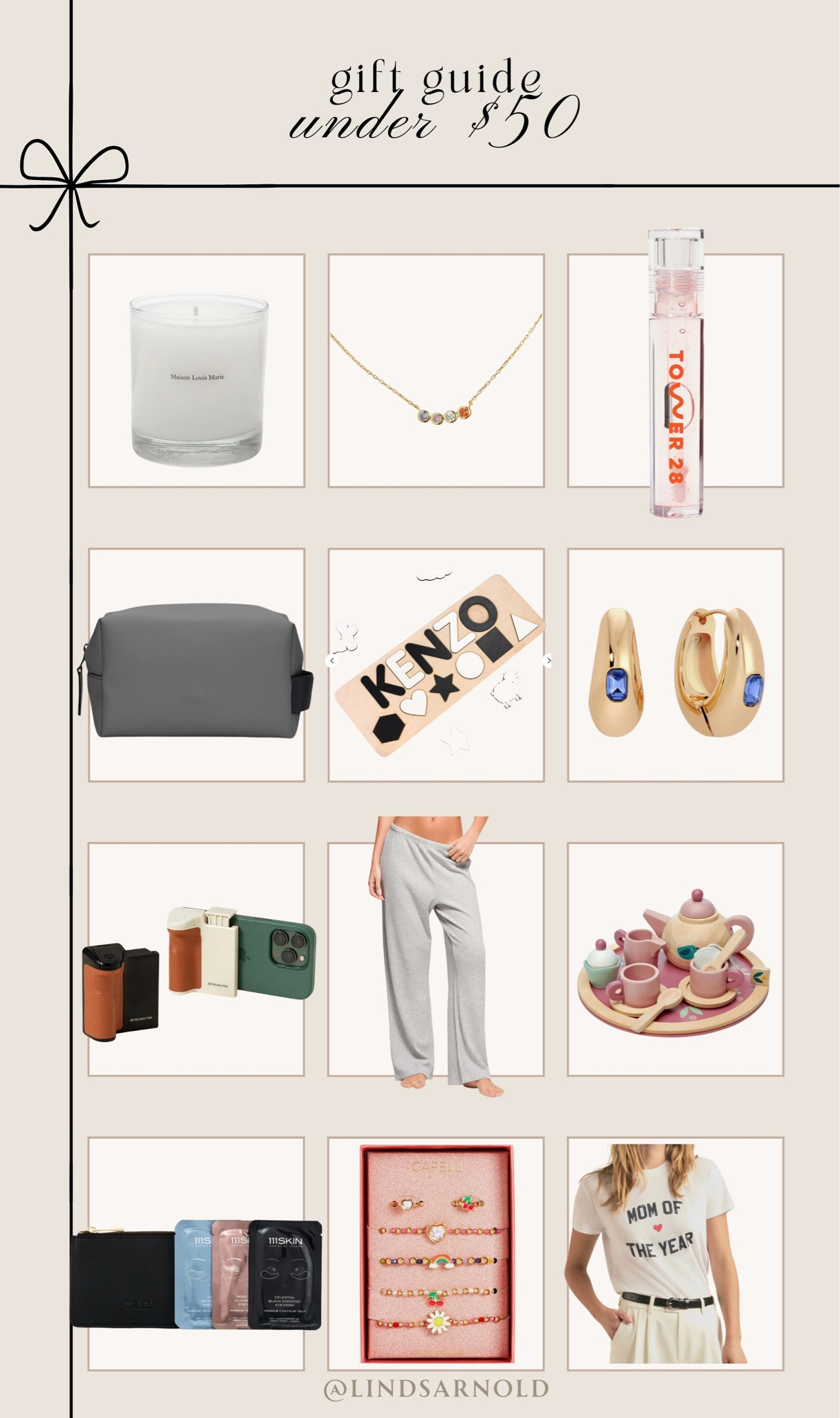 Gift guide for everyone: under $50!

#LTKGiftGuide #LTKHoliday #LTKFindsUnder50