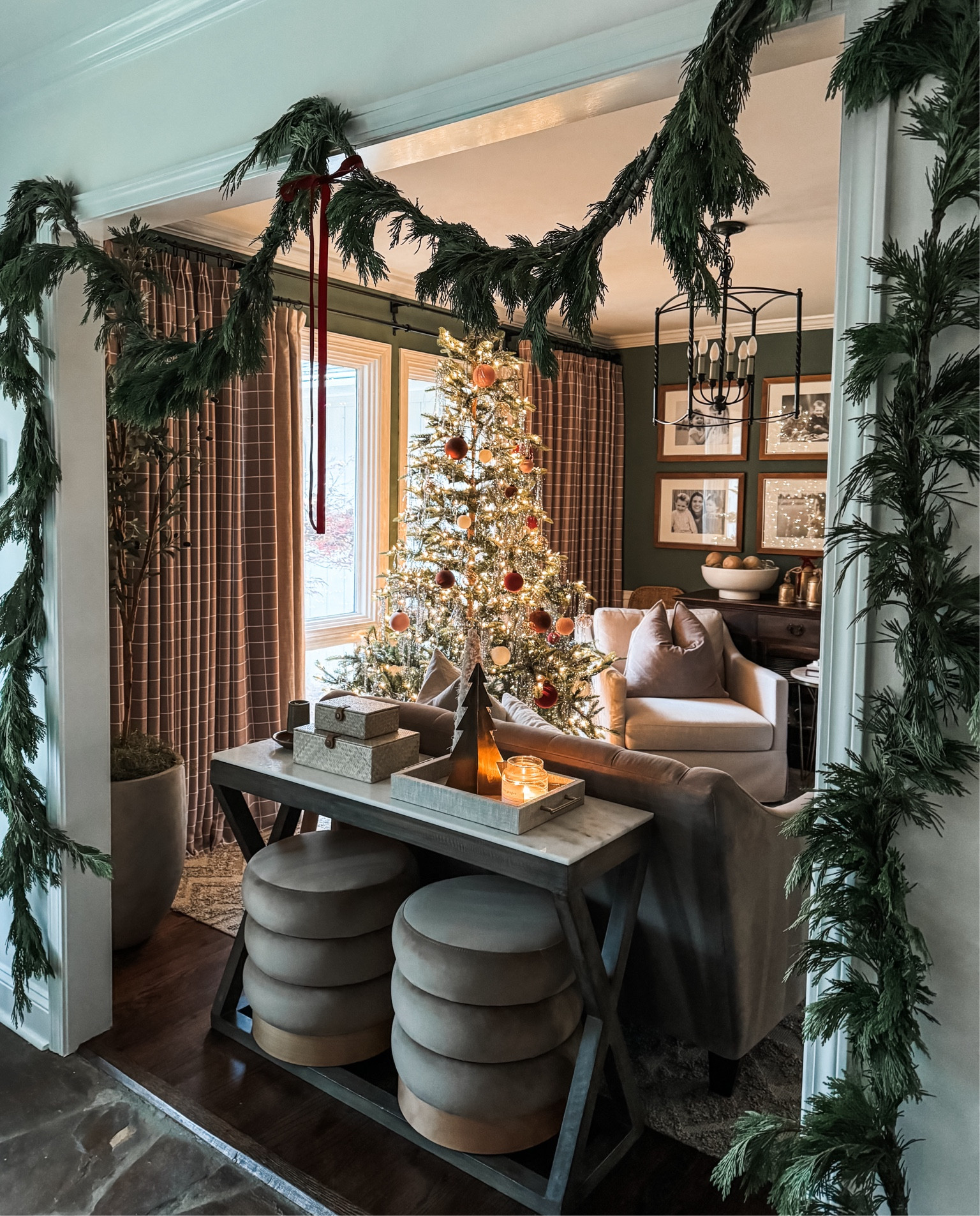 Looking a lot like Christmas as December approaches. 🌲 

#ottoman #christmasdecor #budgetdecor

#LTKHoliday #LTKhome #LTKSeasonal