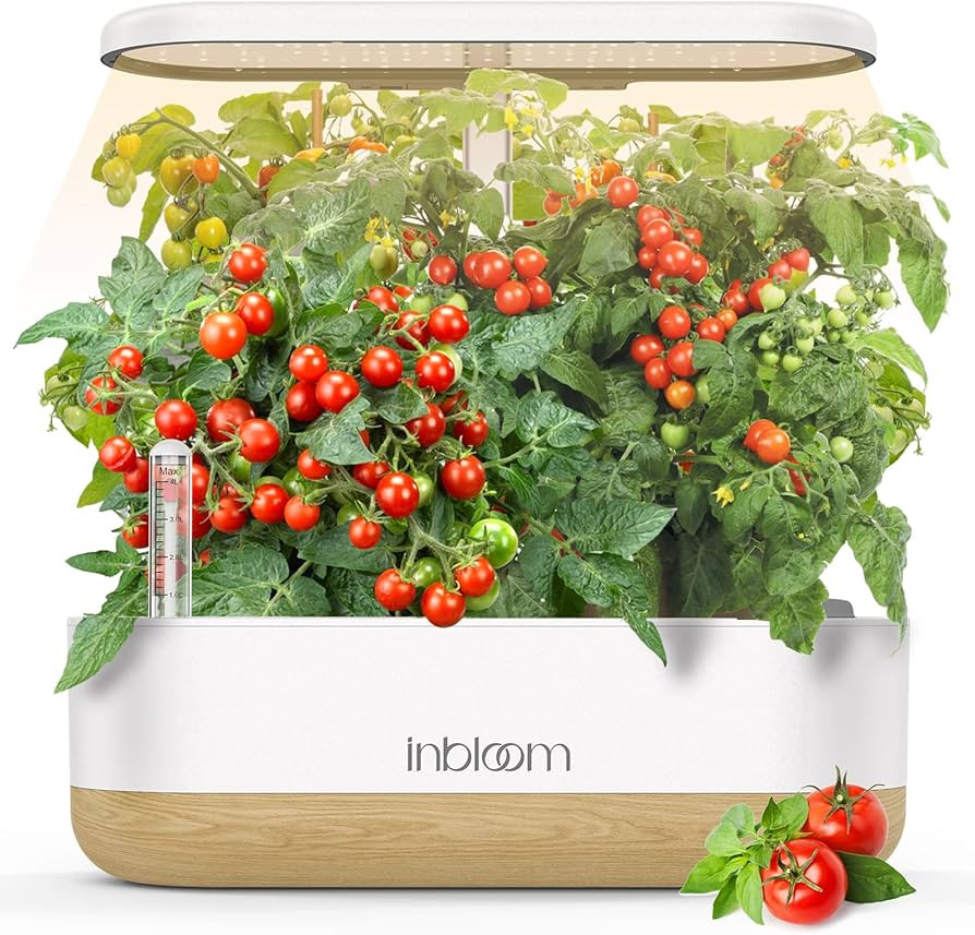 inbloom Hydroponics Growing System 10 Pods, Indoor Herb Garden with LEDs Full-Spectrum Plant Grow... | Amazon (US)