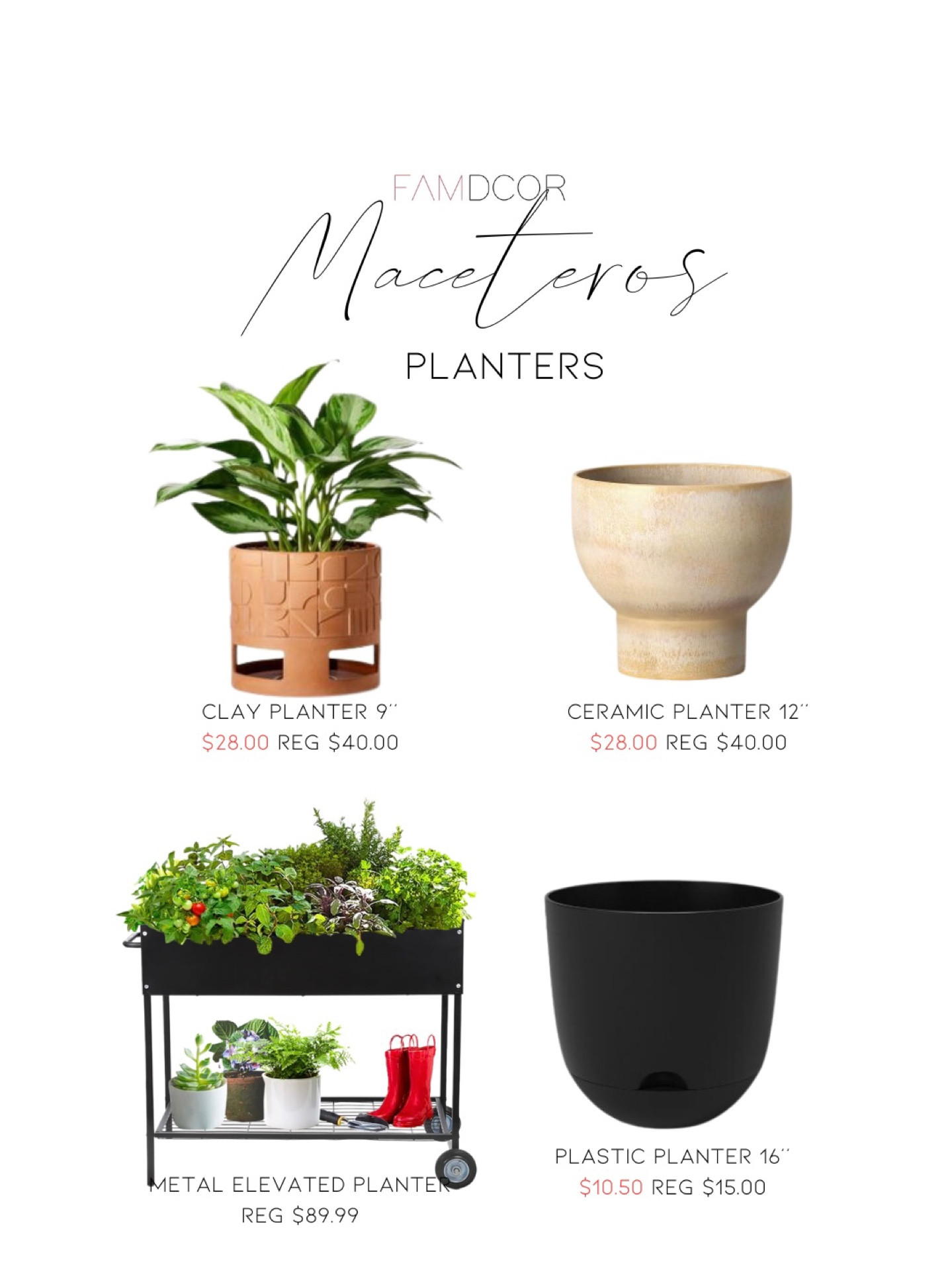 Los nuevos maceteros que compré para sembrar plantas en el balcón. #gardering #planters
#targetplanters
#LTKunder50 #LTKunder100 #LTKFind

#LTKxNSale #LTKunder50 #LTKunder100