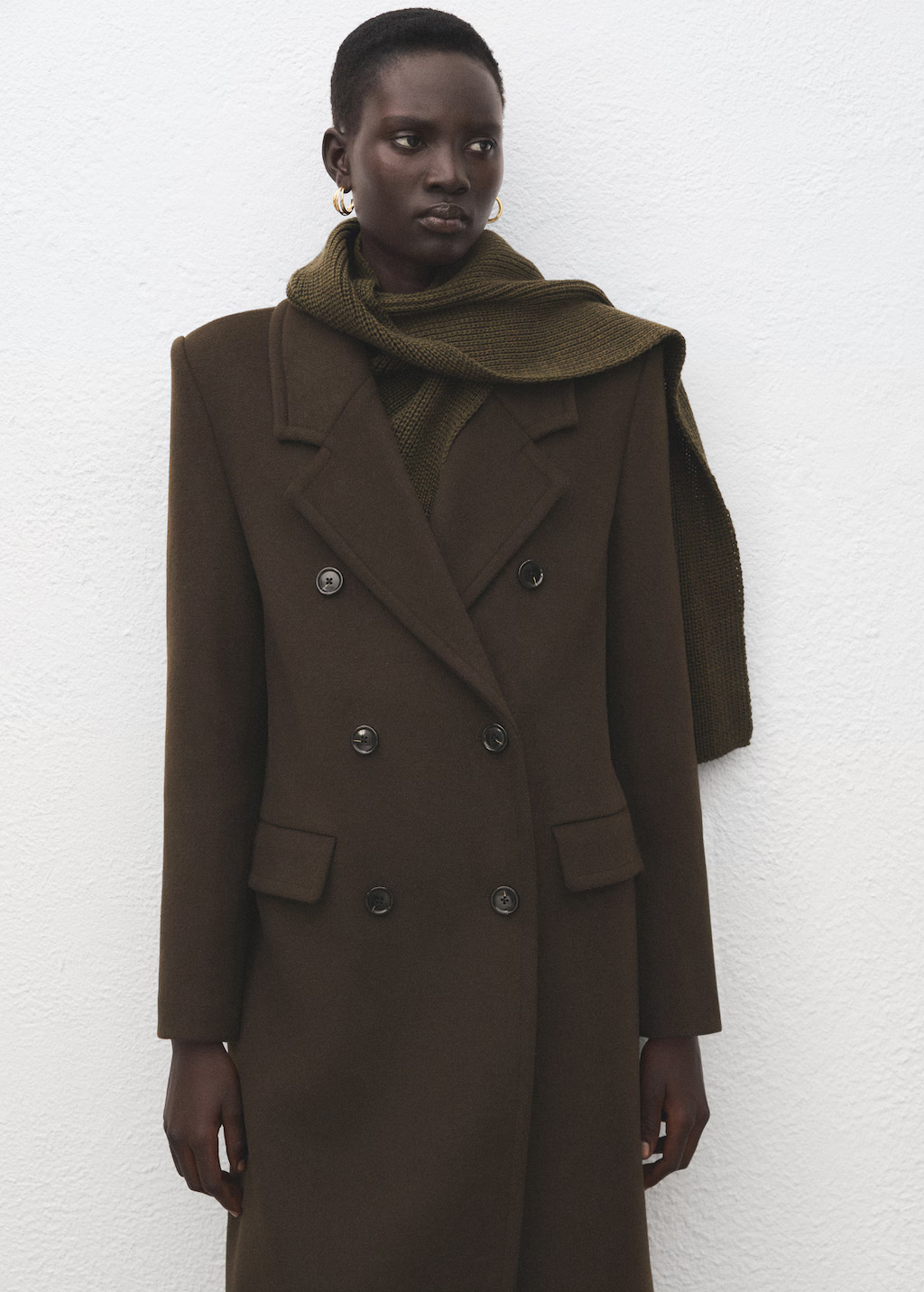 Double-breasted wool coat | Mango (US/MX/AU)