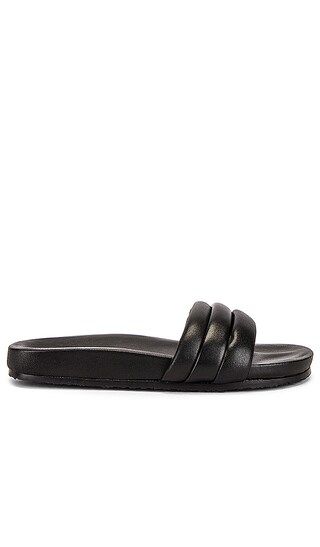 Low Key Sandal in Black Leather | Revolve Clothing (Global)