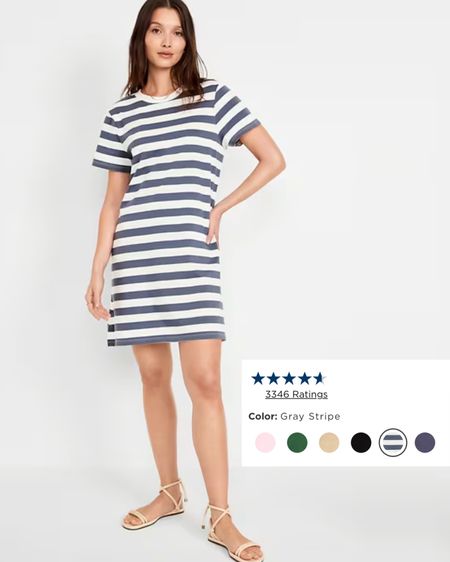 Striped Vintage Mini T-Shirt Dress only $10 - Summer Dresses #oldnavy #summerdresses #casualsummerdresses

#LTKSummerSales #LTKSaleAlert #LTKOver40