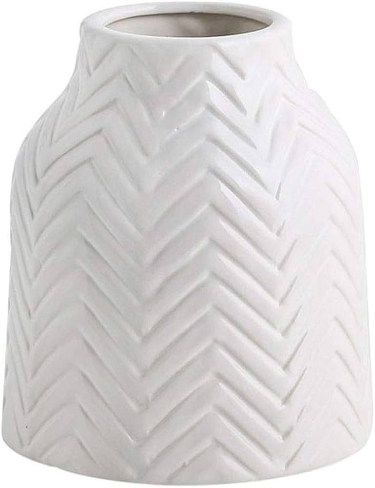 hjn Ceramic Vase for Home Decor White Vase for Flowers, Morden Table Vase, Boho Vase for Decor Ac... | Amazon (CA)