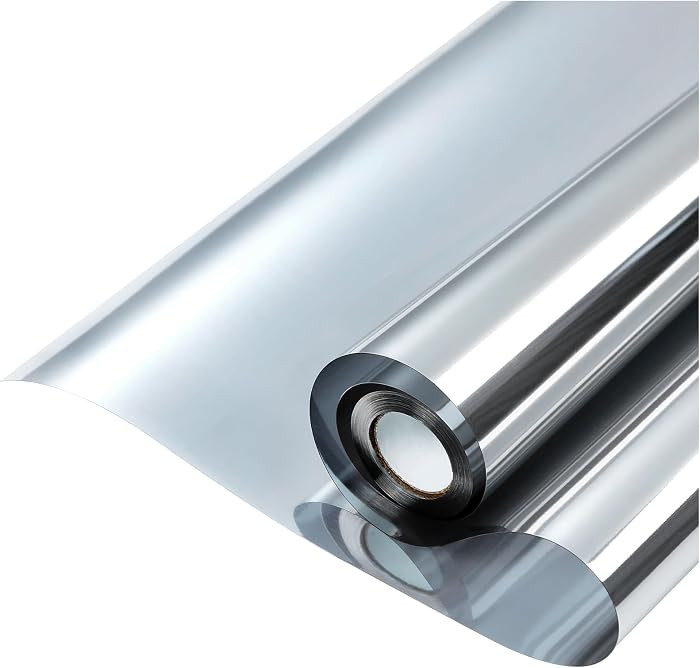 rabbitgoo Window Privacy Film One Way, 29.5" x 157.4", Silver | Amazon (US)