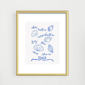 She Sells Seashells Art | Pottery Barn Teen