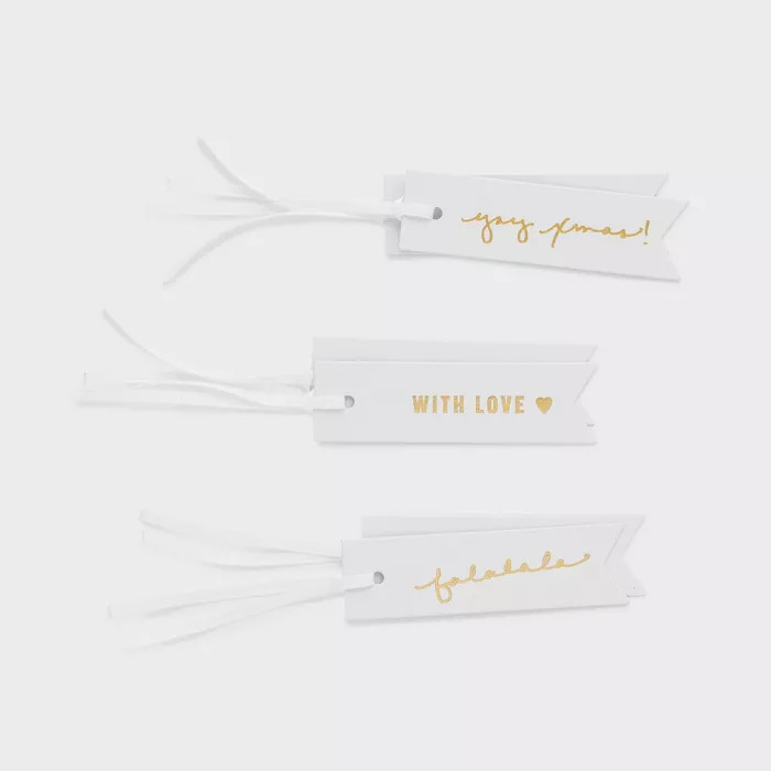 Gold Foil Gift Tag Set 6ct - Sugar Paper™ | Target