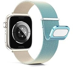 Merlion Magnetic Band for Apple Watch Band 41mm 40mm 38mm 49mm 45mm 44mm 42mm for Women Men, Mesh... | Amazon (US)