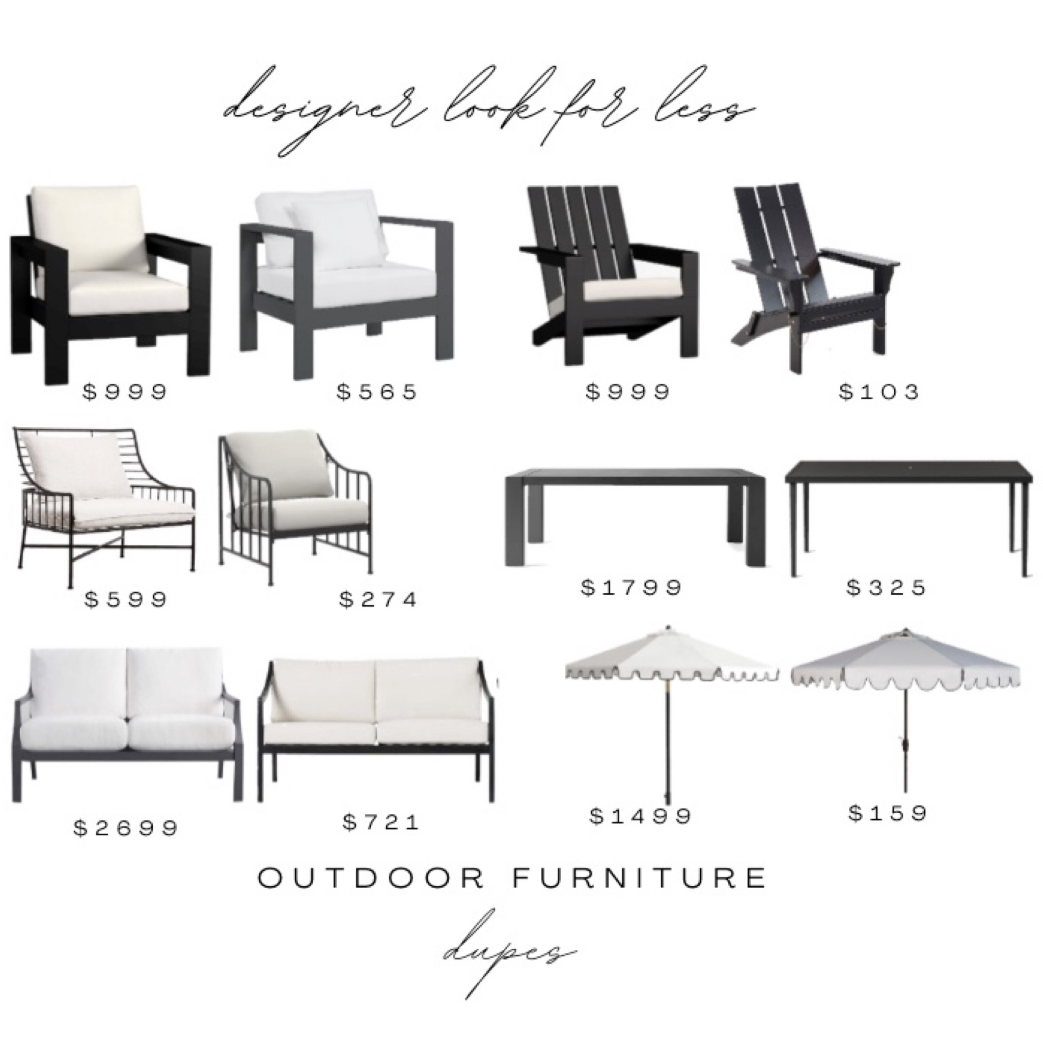 Outdoor furniture 

#LTKstyletip #LTKsalealert #LTKhome