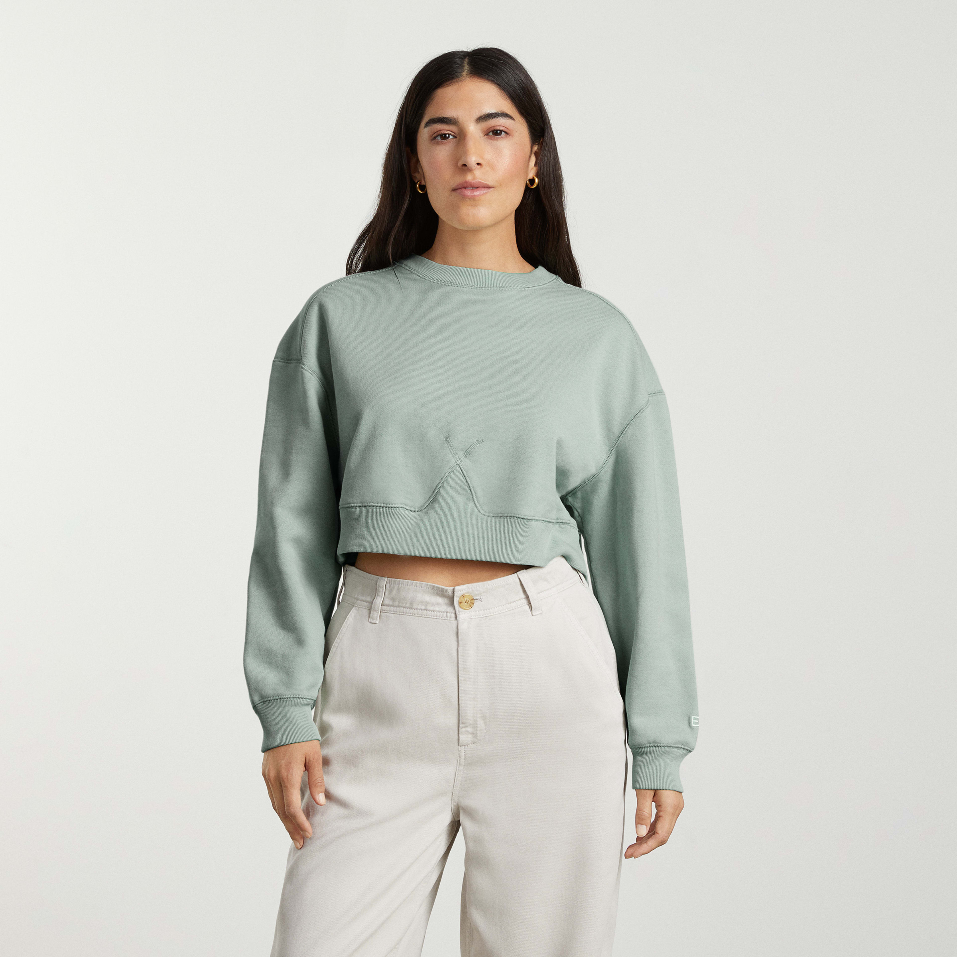 The Organic Cotton Cropped Crew | Everlane