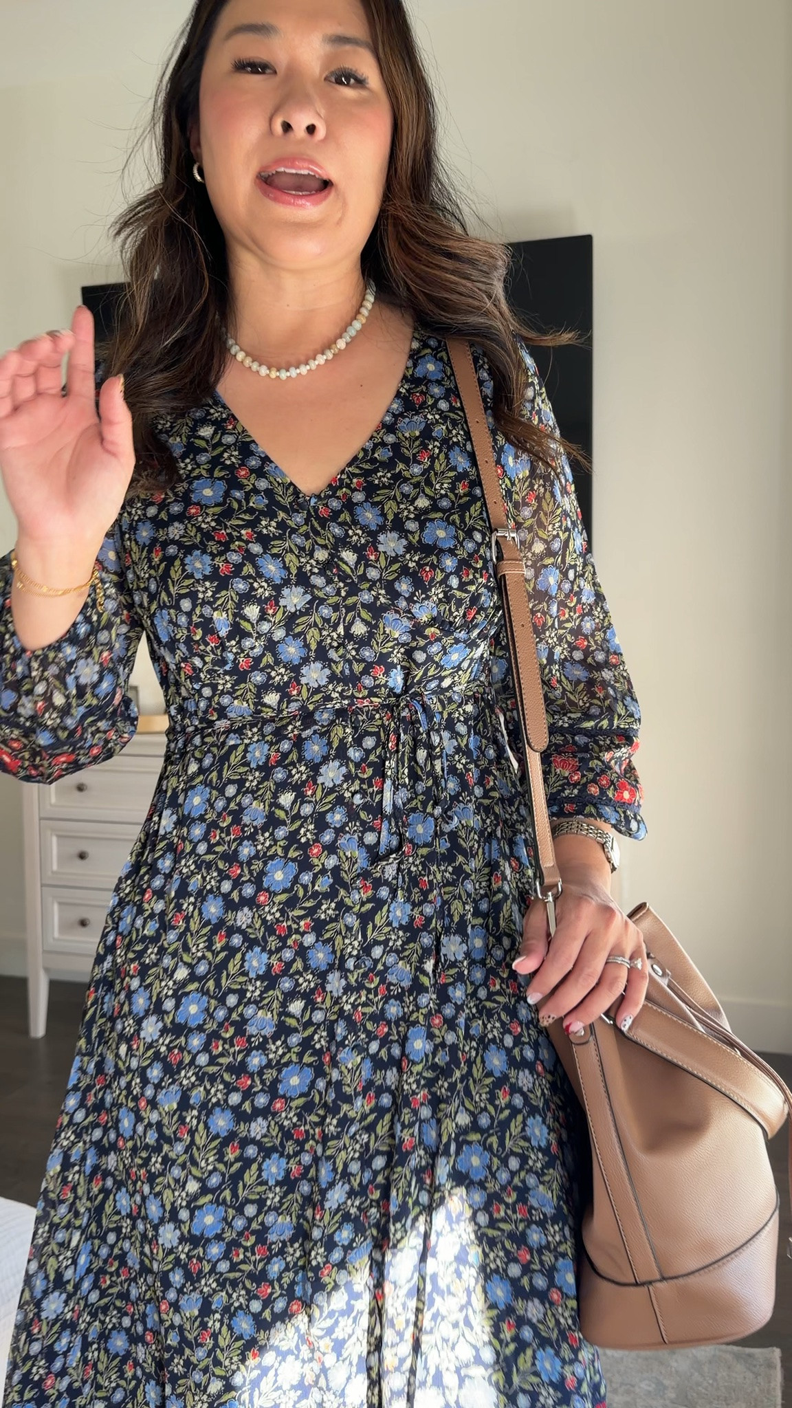 Kohl’s Fall family photo dress
Floral Dress: Small