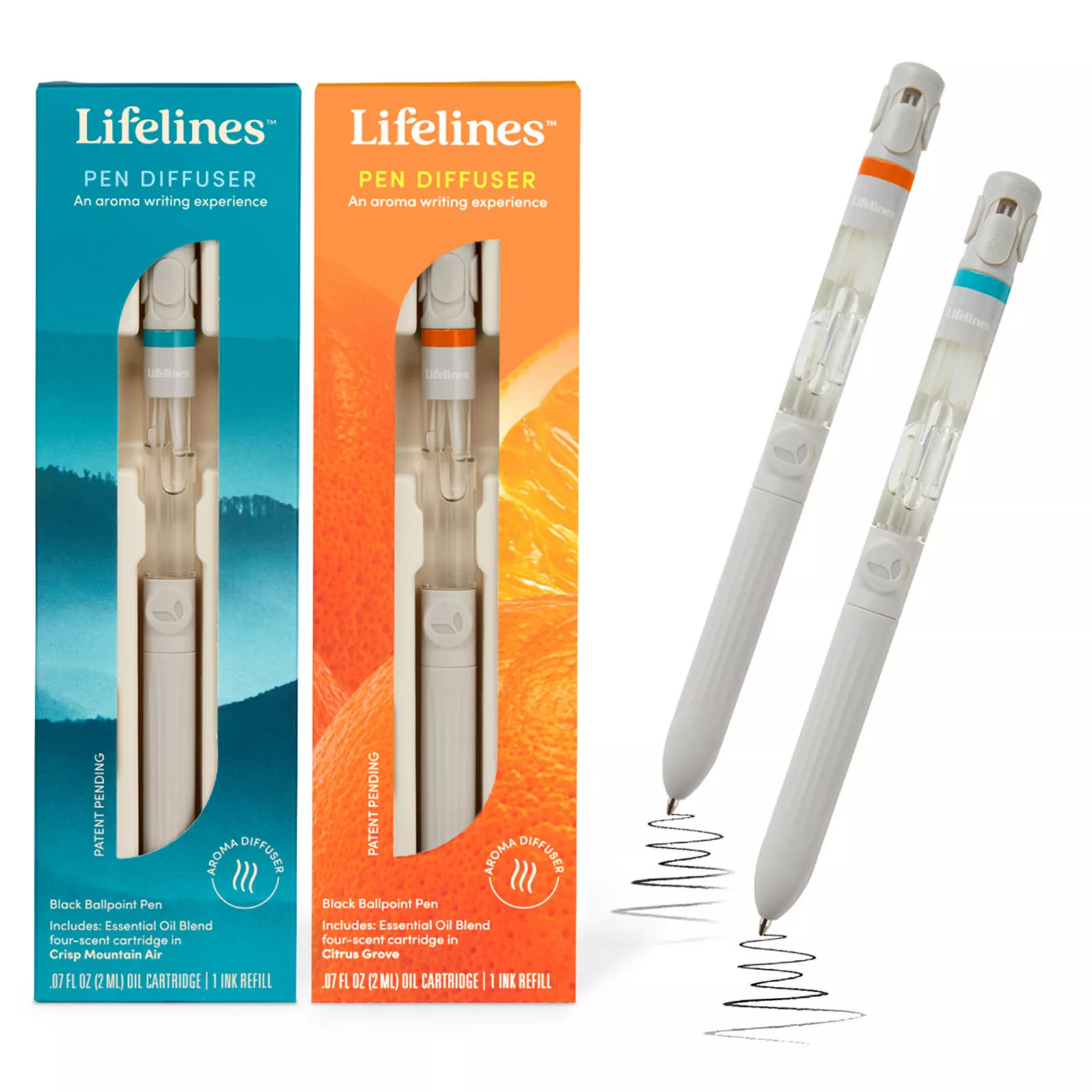 Lifelines 2-pk. Pen Diffuser, Orange | Kohl's