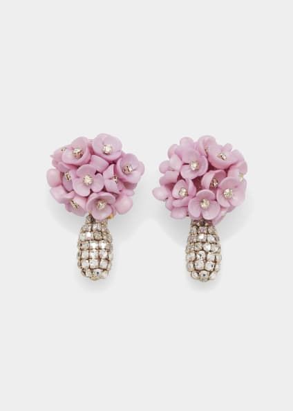 Oscar de la Renta Resin Bouquet Earrings | Bergdorf Goodman