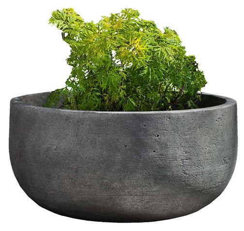 28" Low Tribeca Outdoor Planter, Graystone | One Kings Lane