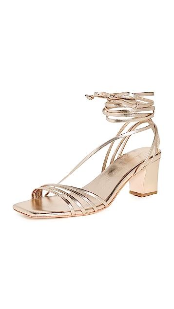 Strappy Wrap Mid Heel Sandals | Shopbop