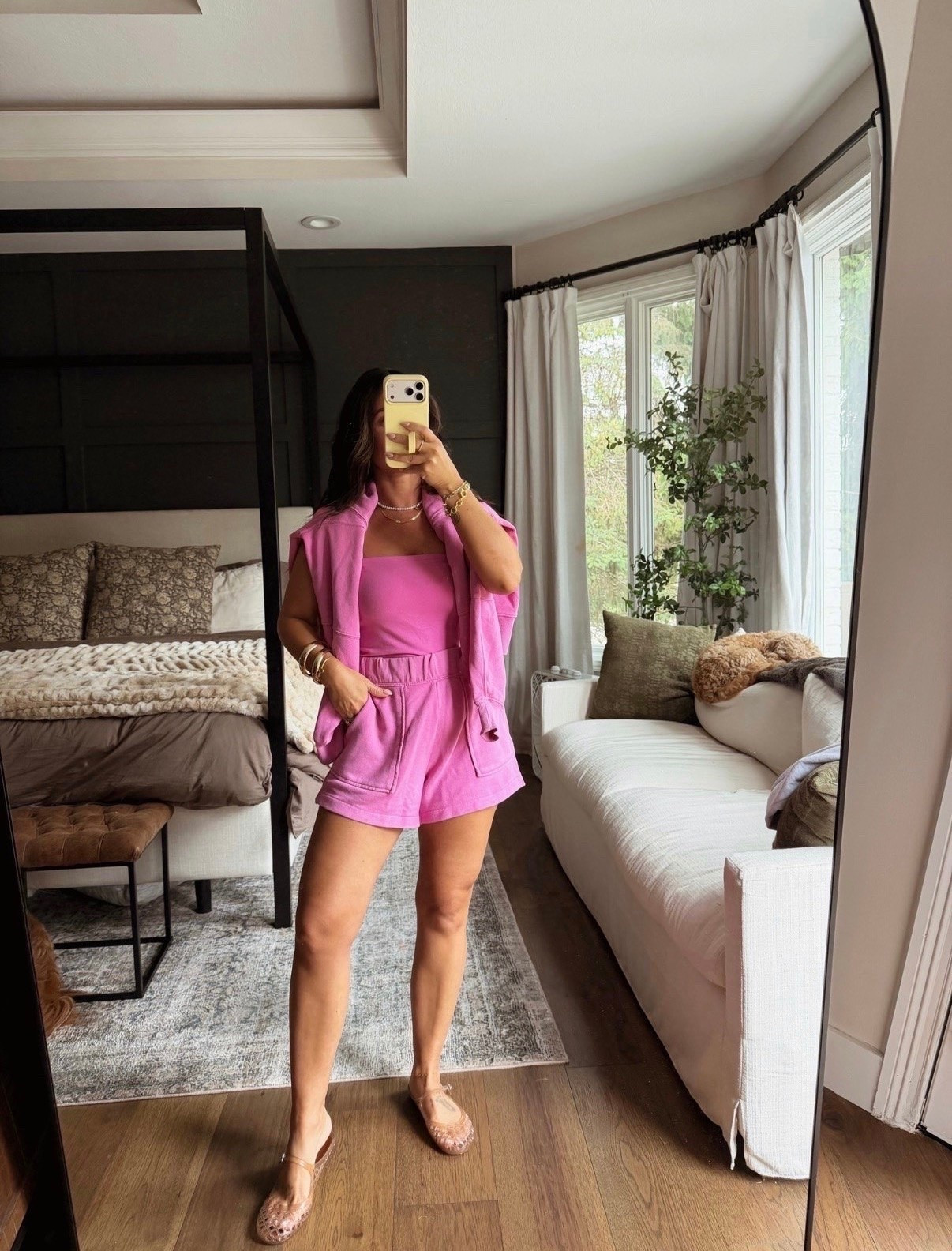 Pink aerie set 🩷

#LTKootd #LTKgrwm #LTKdayinmylife
