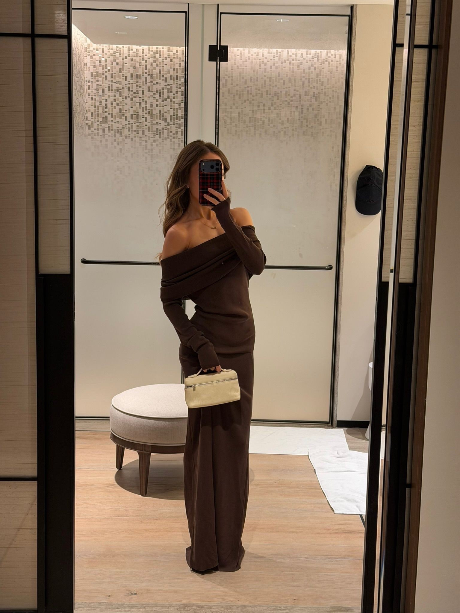 Date night🤎 wearing a beautiful brown dress by Nora styled with my white Loro Piana bag

#LTKdresses #LTKdatenight