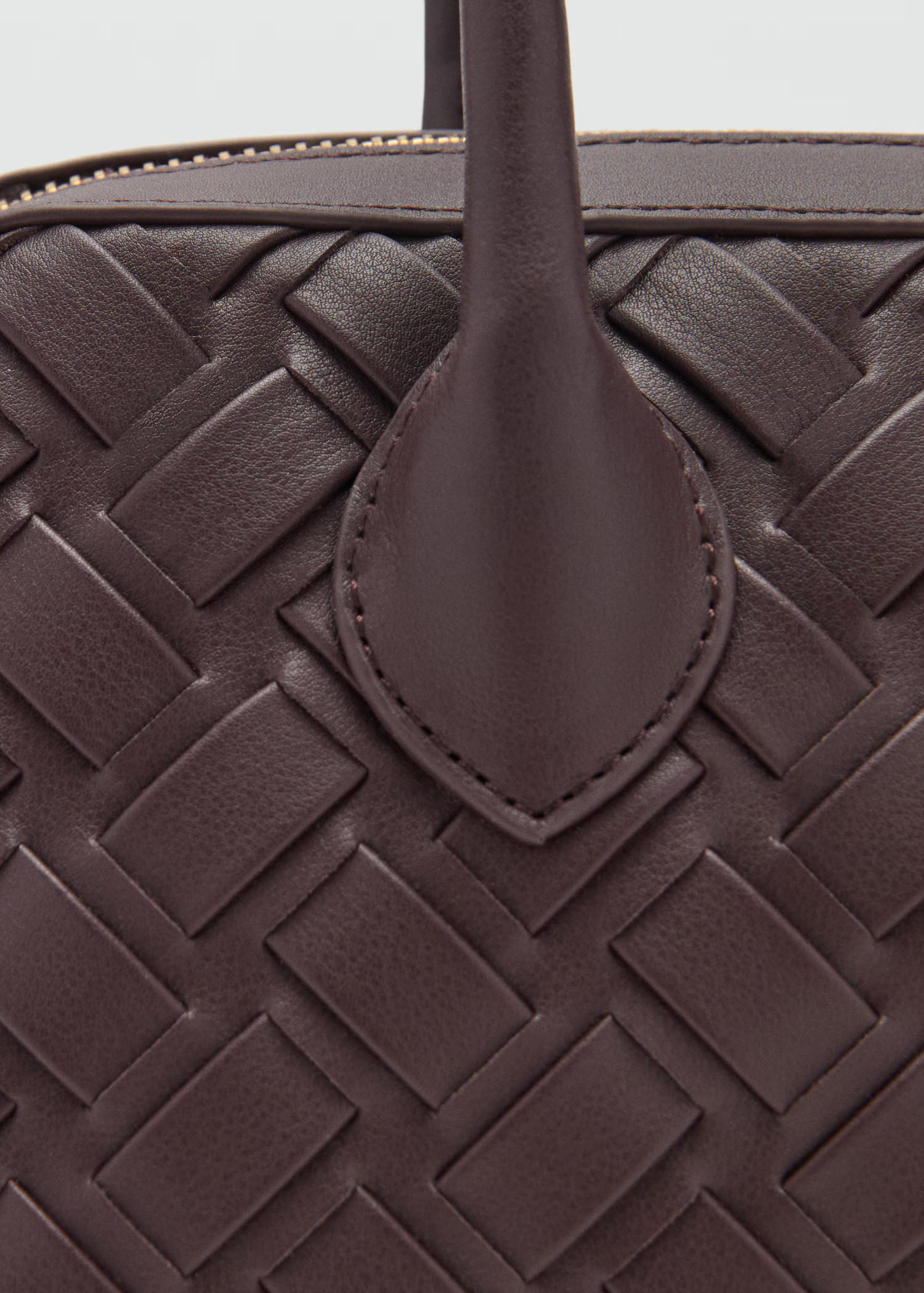 Braided bowling bag - Women | MANGO United Kingdom | MANGO (UK)