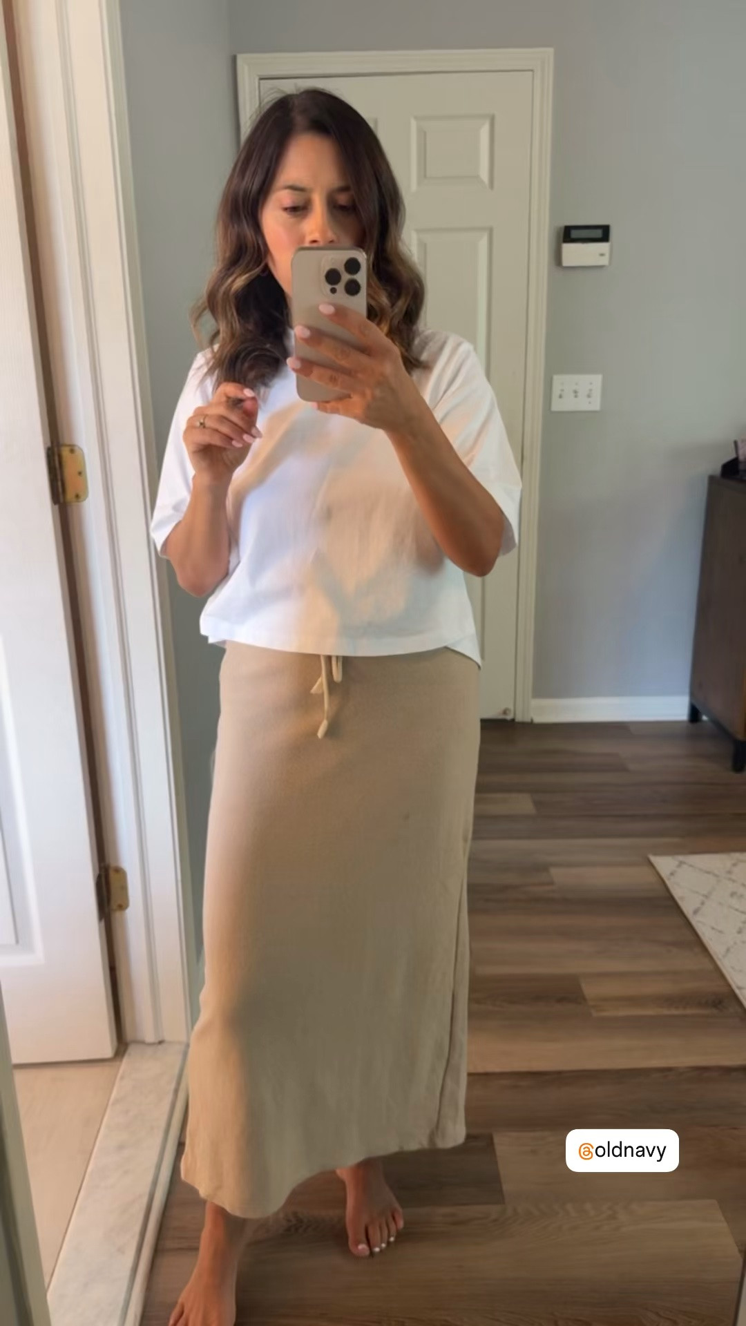100% cotton trapeze top from Old Navy! So breathable and comfy!
@oldnavy