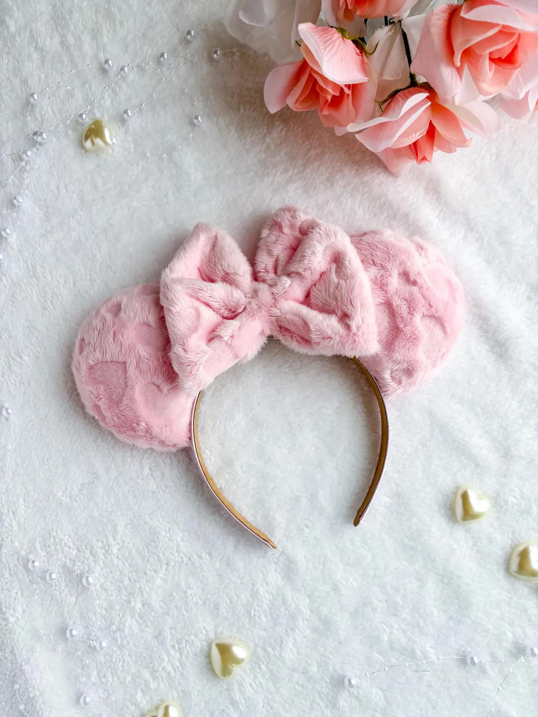 Valentines Day Heart Inspired Mouse Ears Mickey Ears Headband - Etsy | Etsy (US)