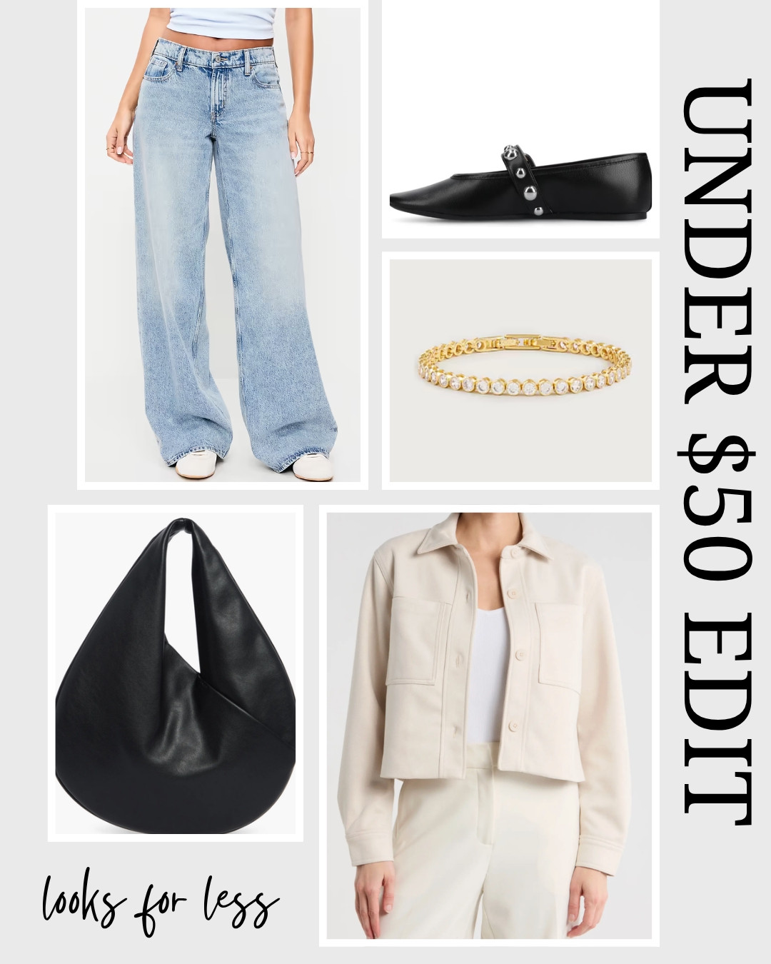 My Looks for Less | Under $50 Edit

#LTKootd #LTKgrwm #LTKdayinmylife