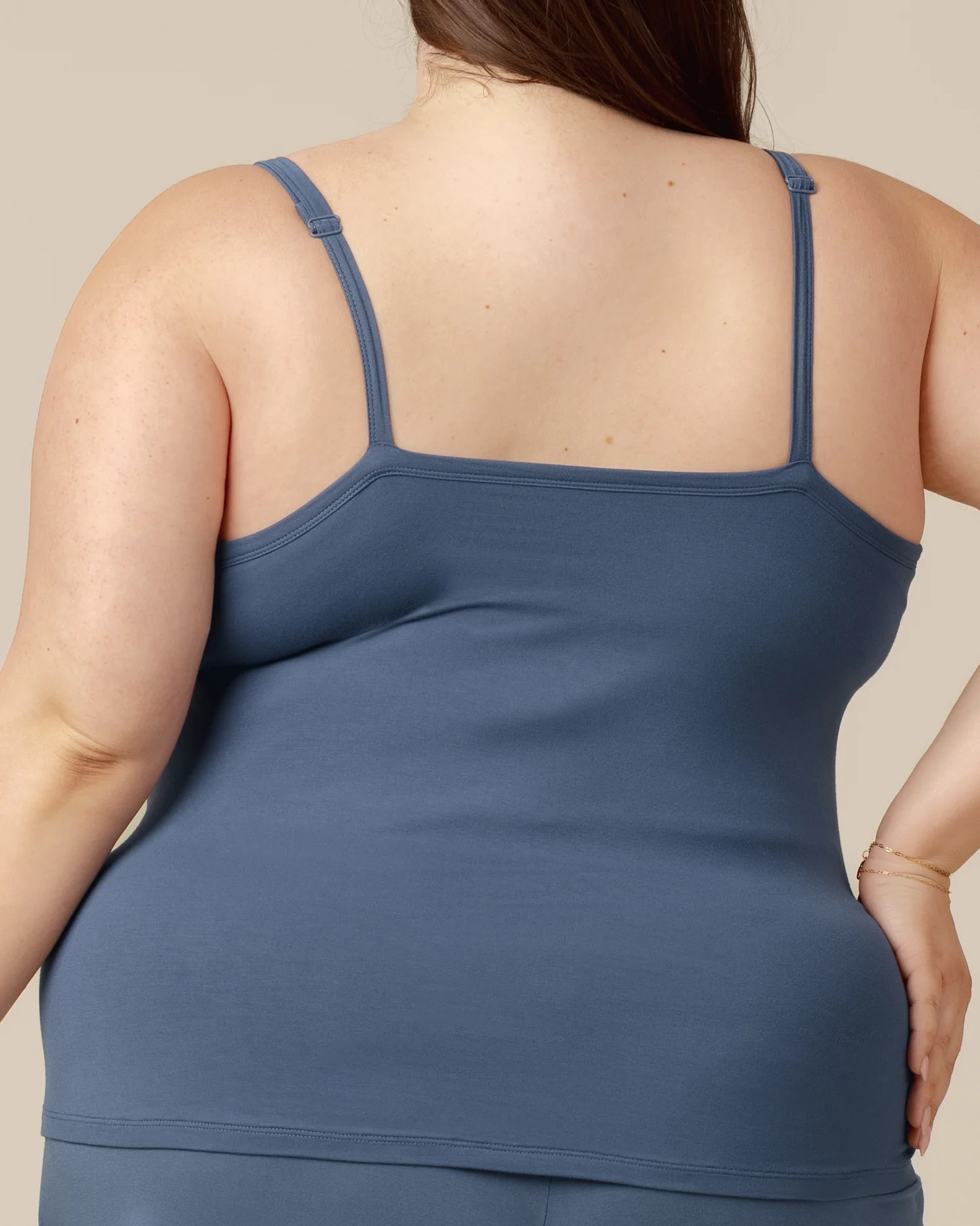 Bamboo Lounge Around Nursing Tank | Slate Blue - Kindred Bravely | Kindred Bravely