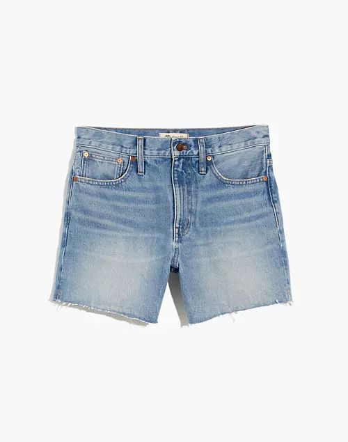 Relaxed Mid-Length Denim Shorts in Kelton Wash | Madewell