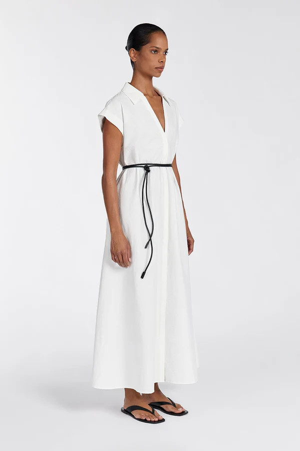 KAYLYN WHITE SHIRT DRESS | DISSH