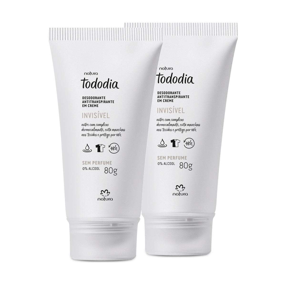 Kit Tododia Desodorantes em Creme Sem Perfume | Natura BR