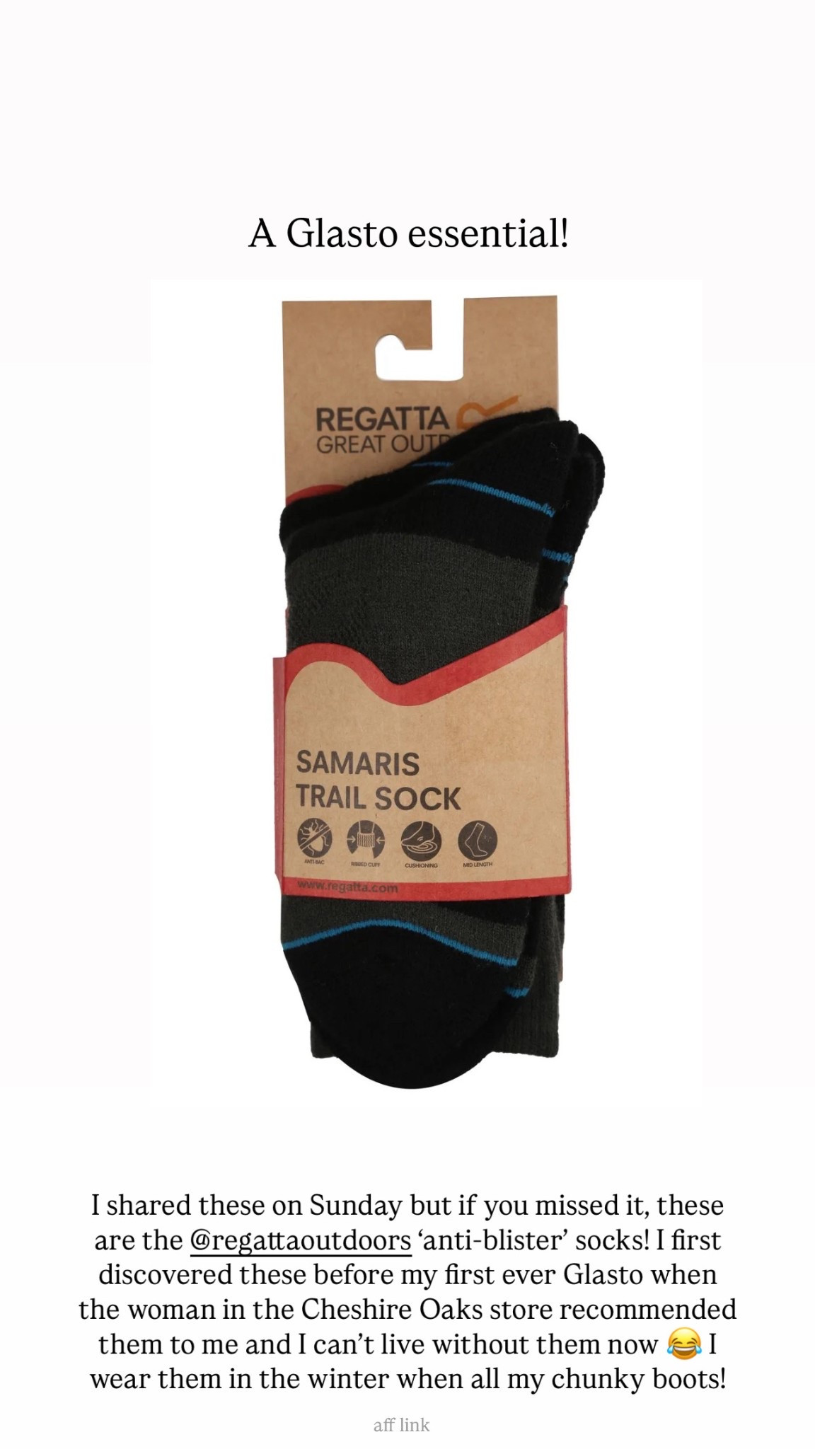 A glasto essential!! Regatta anti-blister socks 


#LTKfestival #LTKsummer #LTKuk